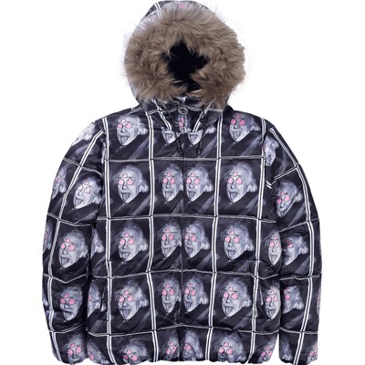 DEVIL NUT潮牌恶魔 男士 爱因斯坦图片迷彩 短款羽绒服 主 ASX