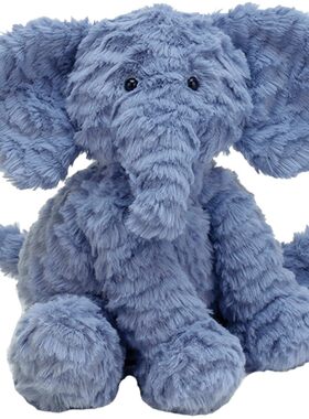 Jellycat波浪毛大象毛绒玩具