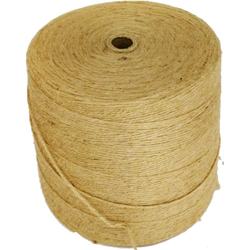 天然黄麻线麻绳大卷麻线整卷麻绳2/3毫米捆绑货物工艺品装饰吊牌