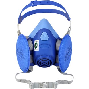 百安达KN100防尘口罩防工业粉尘灰粉煤矿打磨电焊装修硅胶口鼻罩