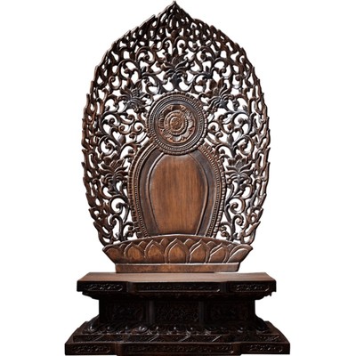 观音菩萨莲花佛香天逸背光