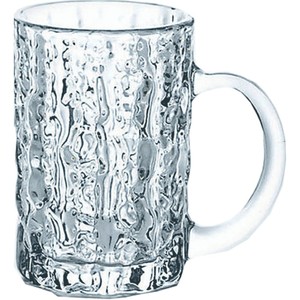 日本进口佐佐木水晶玻璃啤酒杯扎啤杯茶杯水杯加厚把杯家用杯