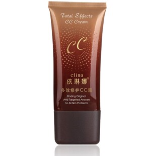 依琳娜多效修颜CC霜40ml保湿修饰肤色遮瑕自然伊琳娜BB霜专柜正品