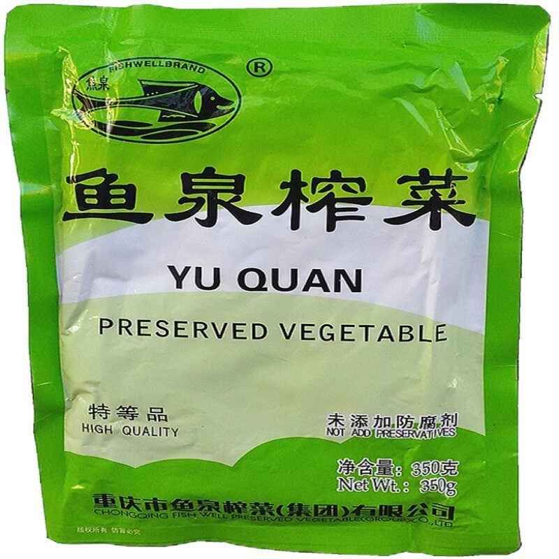 350克重庆鱼泉榨菜咸菜