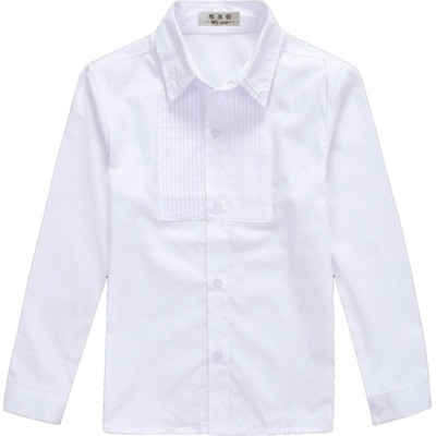 男童白衬衫长袖儿童节