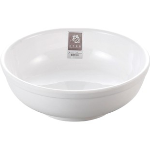 扬格面碗大碗汤碗斜纹馄饨碗酒店快餐店饭碗饭店碗密胺仿瓷碗餐具