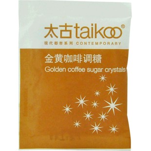 Taikoo太古咖啡糖包伴侣黄糖包咖啡糖金黄赤砂糖方糖5g*100小包装