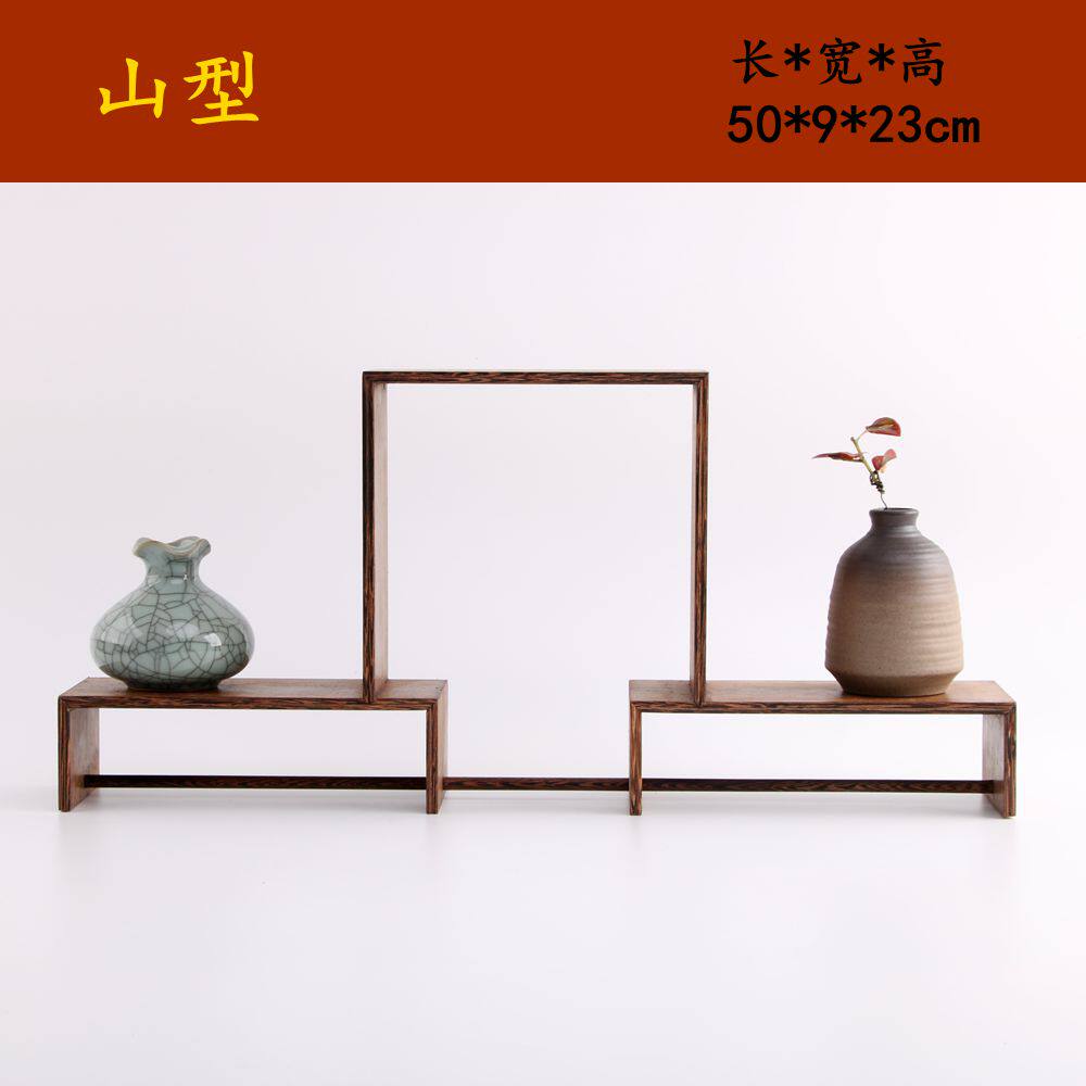 博古架鸡翅木实木展示架多宝阁博古架小物件摆放架子小博古架子