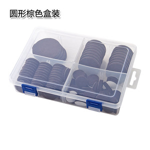 自粘毛毡桌椅脚垫 家用防滑耐磨桌脚垫家具餐桌腿保护垫100片装