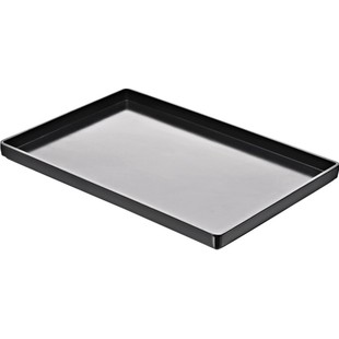 塑料长方形托盘传菜茶水杯子托盘商用水果白色蛋糕面包店快餐托盘