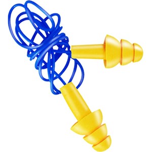 3M耳塞防噪音睡眠用工业隔音耳塞可清洗340-4004硅胶游泳耳塞