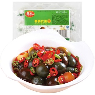 神丹鹌鹑松花小皮蛋无铅工艺下饭菜湖北产12枚/盒JGPY