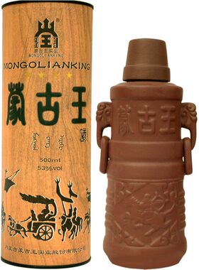 蒙古王53度紫砂单瓶500ml浓香型特产草原白酒特产