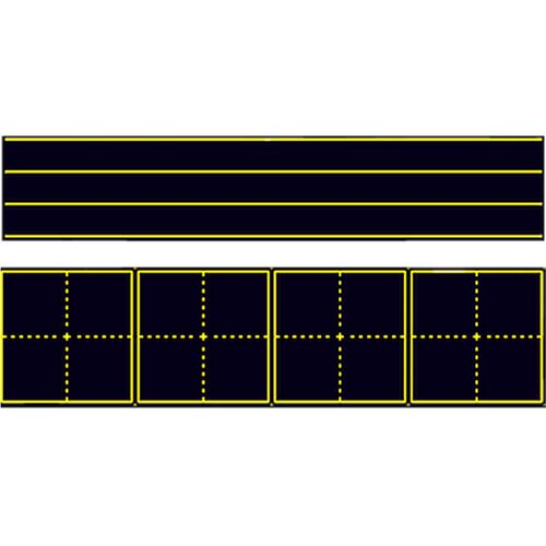 教学磁性田字格黑板贴 四线三格软小黑板条拼音格磁力铁培训教具