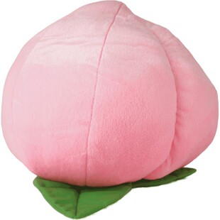 超萌超软很粉嫩的大桃子可爱毛绒玩具水果水蜜桃公仔卧室装饰礼物