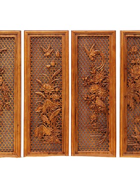 墙上面房子中式香樟东阳装饰品