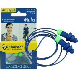 德国ohropax multi硅胶带线隔音耳塞学生睡眠降噪防噪音防吵神器