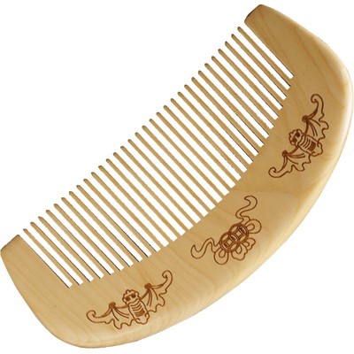 正品黄杨木梳家用随身木头梳子