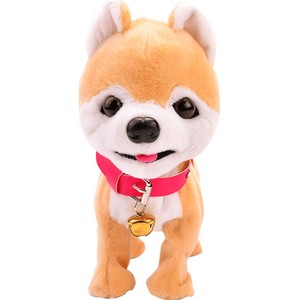 儿童电动玩具狗儿童毛绒玩具牵绳小狗会唱会走音乐电子宠物狗俊介