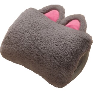 热水袋充电注水防爆毛绒萌萌可爱暖手器暖水袋卡通韩版猫咪暖手宝