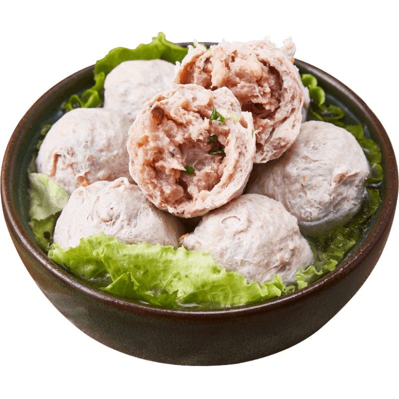壹号师傅 潮汕正宗手工猪肉包心贡丸 潮州汕头特产 火锅汤底丸子