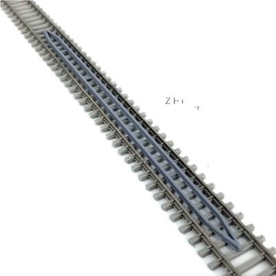 火车模型87ho场景沙盘铁路轨压