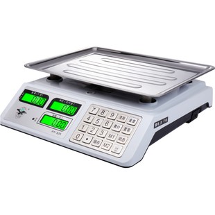 大红鹰电子秤商用台秤家用市场卖菜30kg精准0.01称重小型计价秤孑