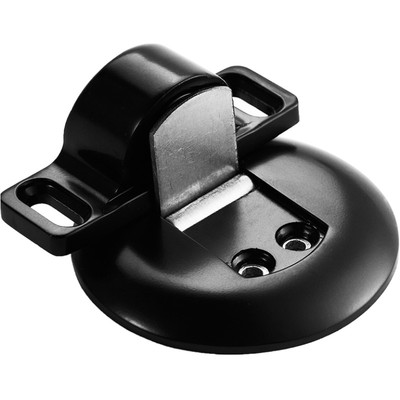 KLC地吸门用简约黑色磁力地吸防撞地吸锌合金隐形地装地板吸