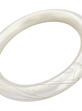 预言忘忧天女银手镯錾刻原创