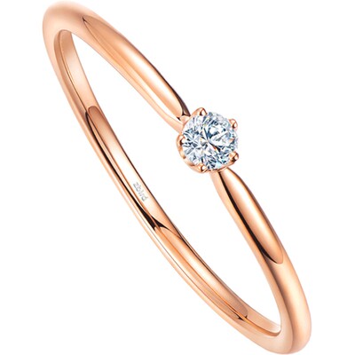 zbird/钻石小鸟18k女款金戒指