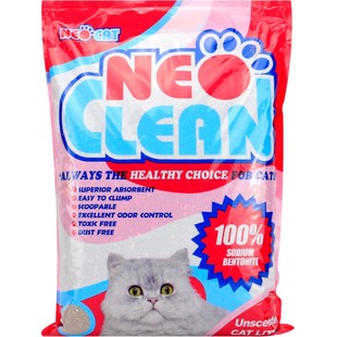 NEO罗密欧膨润土破碎猫砂 低敏无香凝结猫砂 除低尘臭猫沙5kg*4包