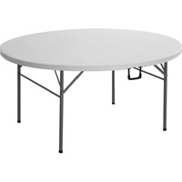 家用折叠桌圆桌子伸缩塑料大圆台