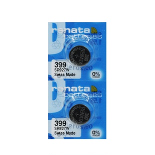 Renata 399纽扣电池SR927W手表电池氧化银原装进口替395 D395