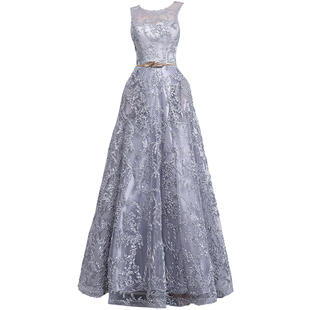 宴会晚礼服2025新款端庄大气修身显瘦连衣裙晚装长款主持人礼服女