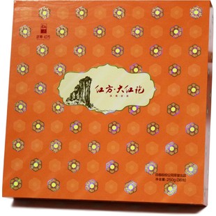 日春茶叶大红袍礼盒装(六合如意300纸盒装）250g乌龙茶武夷山岩茶