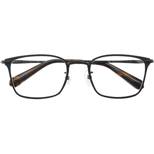 HAN防蓝光眼镜架钛架男近视眼镜复古大框眼镜度数框女潮眼镜43003