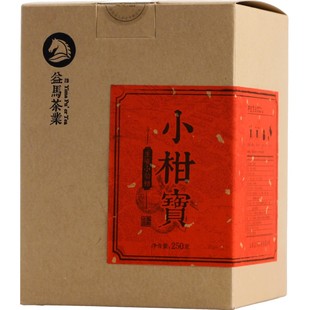 益马小胎柑 250克】小青柑茶正宗新会茶枝柑干果个青皮陈皮罐装