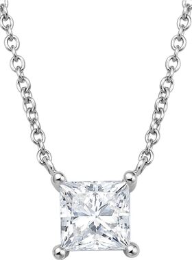 WithLove18k金方形钻石锁骨链