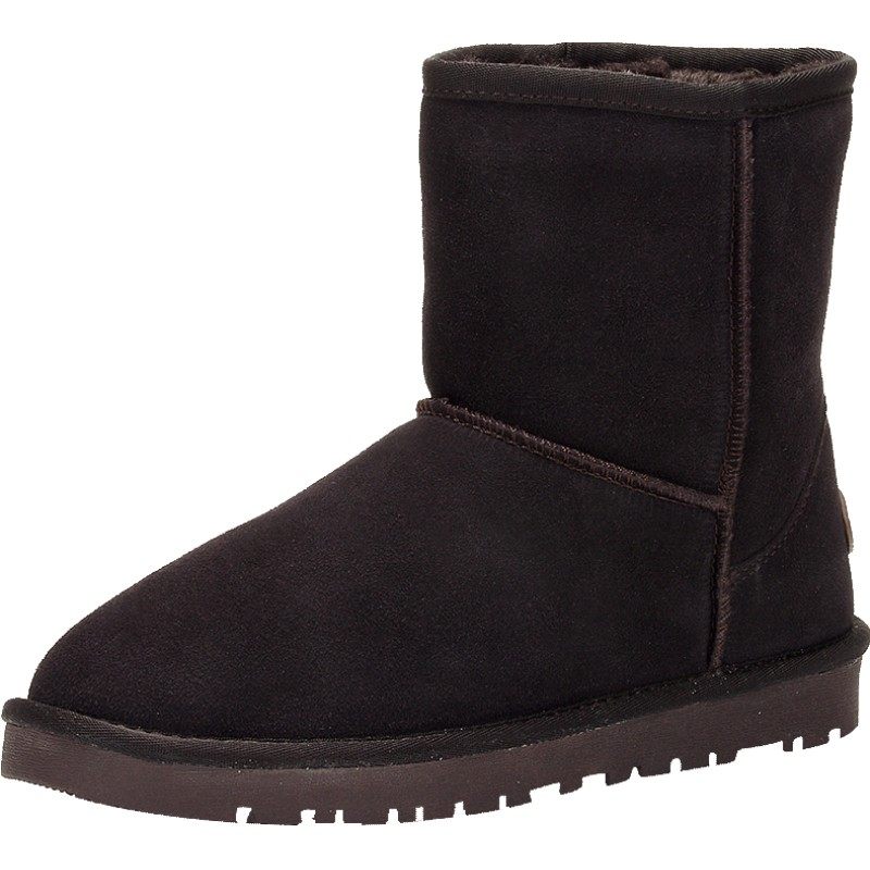 网红冬季加绒保暖面包鞋中筒靴