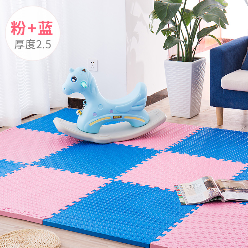 泡沫地垫拼接加厚60*2.5cm儿童拼图爬爬垫家用地板垫子客厅爬行垫