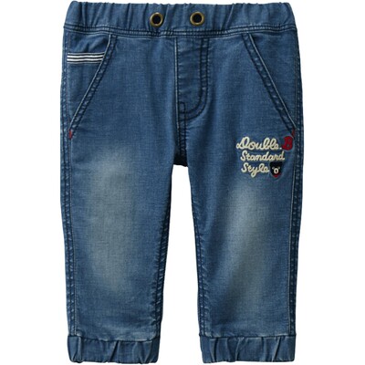 MIKIHOUSE时尚束口裤DoubleB男女宝个性弹力薄棉9分裤