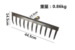 松土耙子搂草刮板农用水泥工地翻土枯草落叶铁耙挖土赶海工具神器