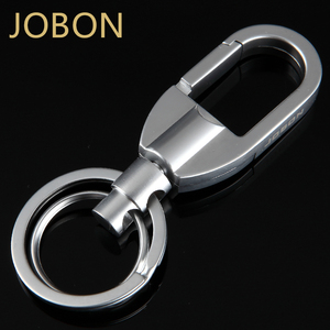 旋转jobon中邦钥匙扣汽车腰挂男钥匙圈网红钥匙链锁匙扣情侣挂件