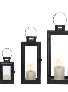 北欧风餐桌玻璃吊杯水植花瓶烛台