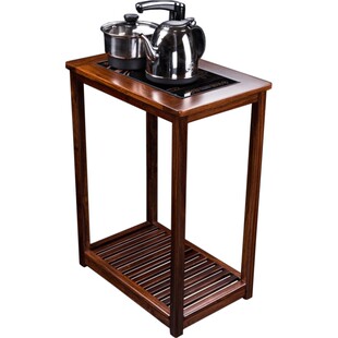 汇享 花梨茶水柜实木功夫泡茶水柜茶桌小茶几电茶炉支架茶车茶台