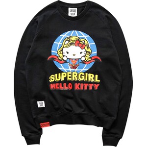 Cream SODAHelloKitty官方授权联名套头卫衣 情侣装OVERSIZE风