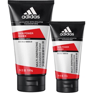adidas阿迪达斯男士洗面奶男士控油补水洁面乳护肤品套装