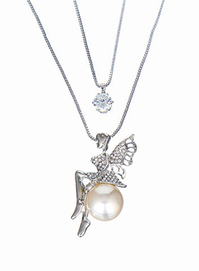 秋冬新款水晶气质韩版女长款挂件