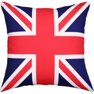 美式复古沙发抱枕靠垫米字旗法英国美国国旗靠枕英伦抱枕套不含芯