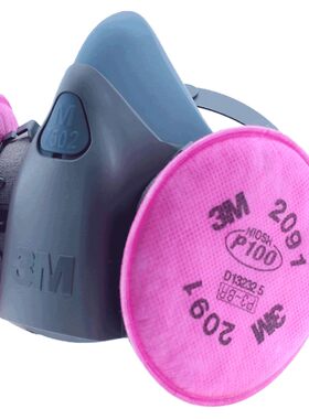 3M7502 7501配2096防酸性气体有机蒸气面具PM2.5雾霾面具防尘面罩